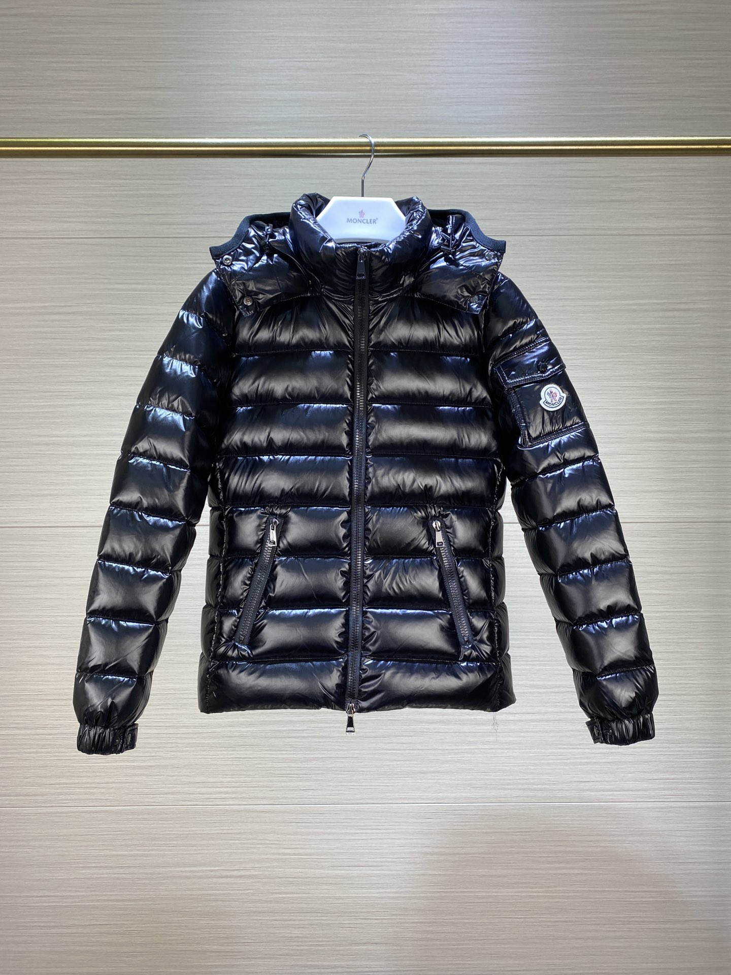 Mejor calidad falsa
 Moncler Ropa Chaqueta de plumón Negro