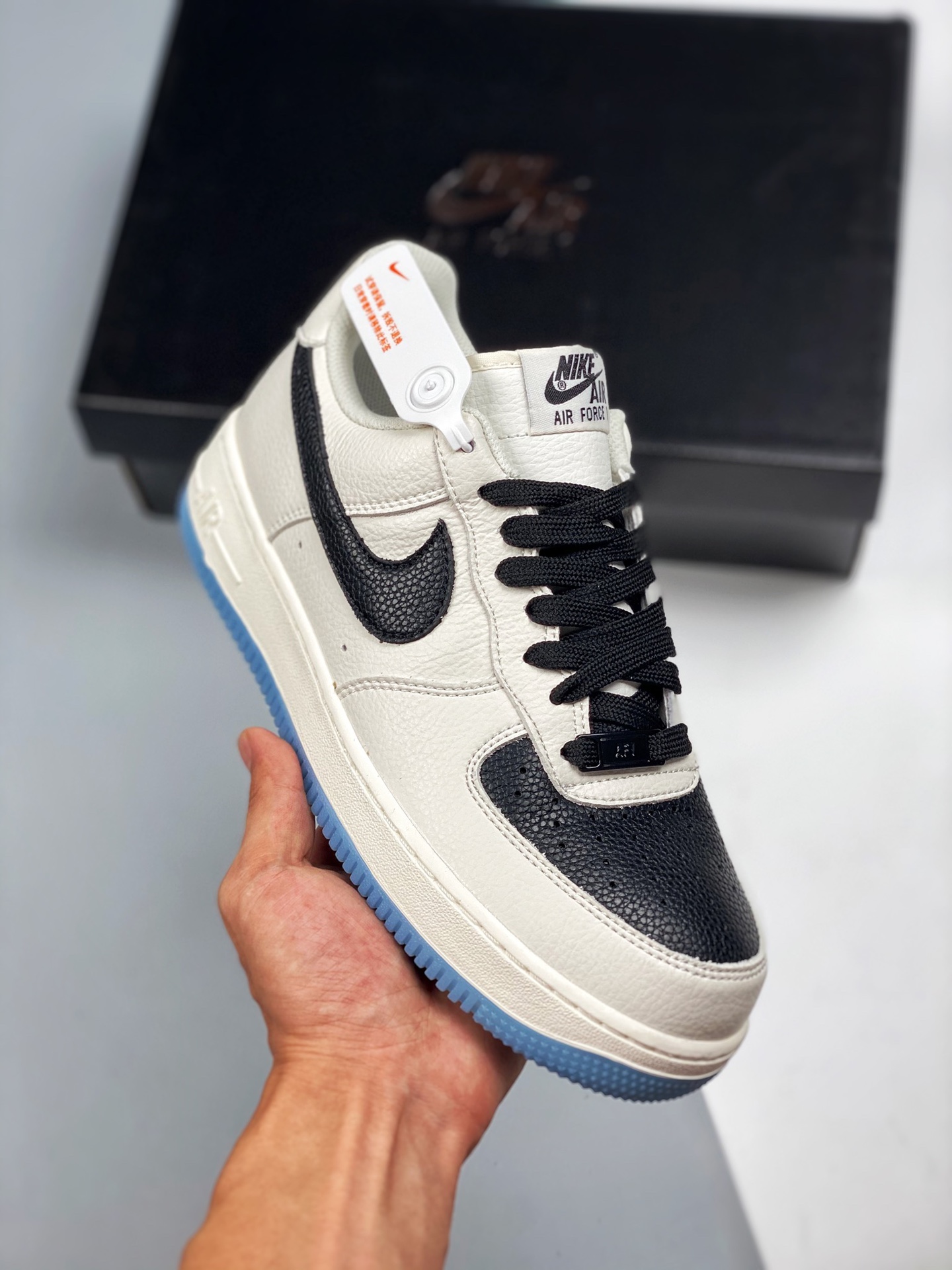 Air Force 1 Low 07 paloma negra, edición conjunta, horma original, plantilla original, estilo auténtico de la Fuerza Aé…