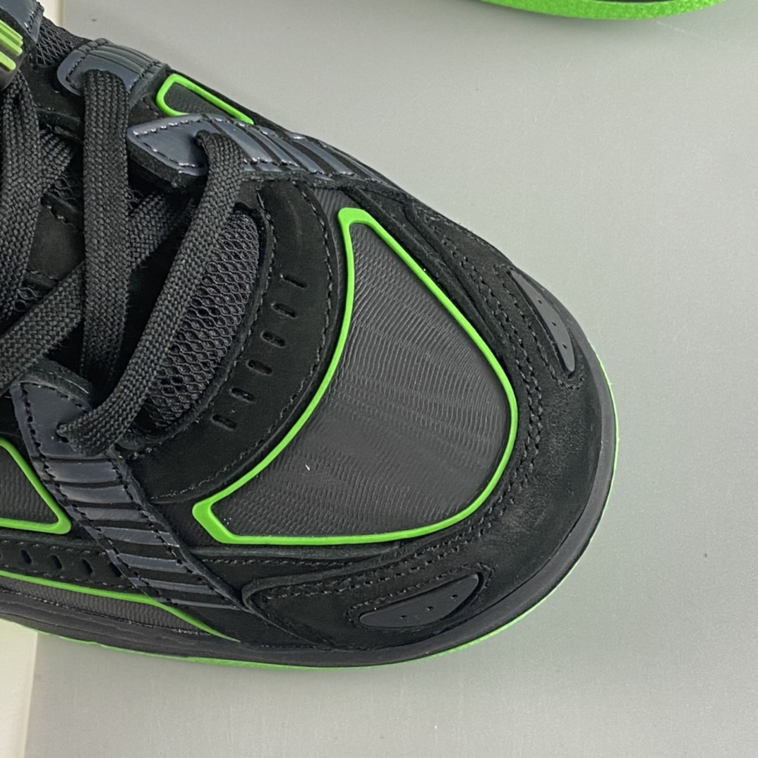 P420  Off-White x NIKE Air Rubber Dunk”University Blue”2.0橡胶扣篮滑板板鞋“OW黑暗灰荧光绿”CU6015-001