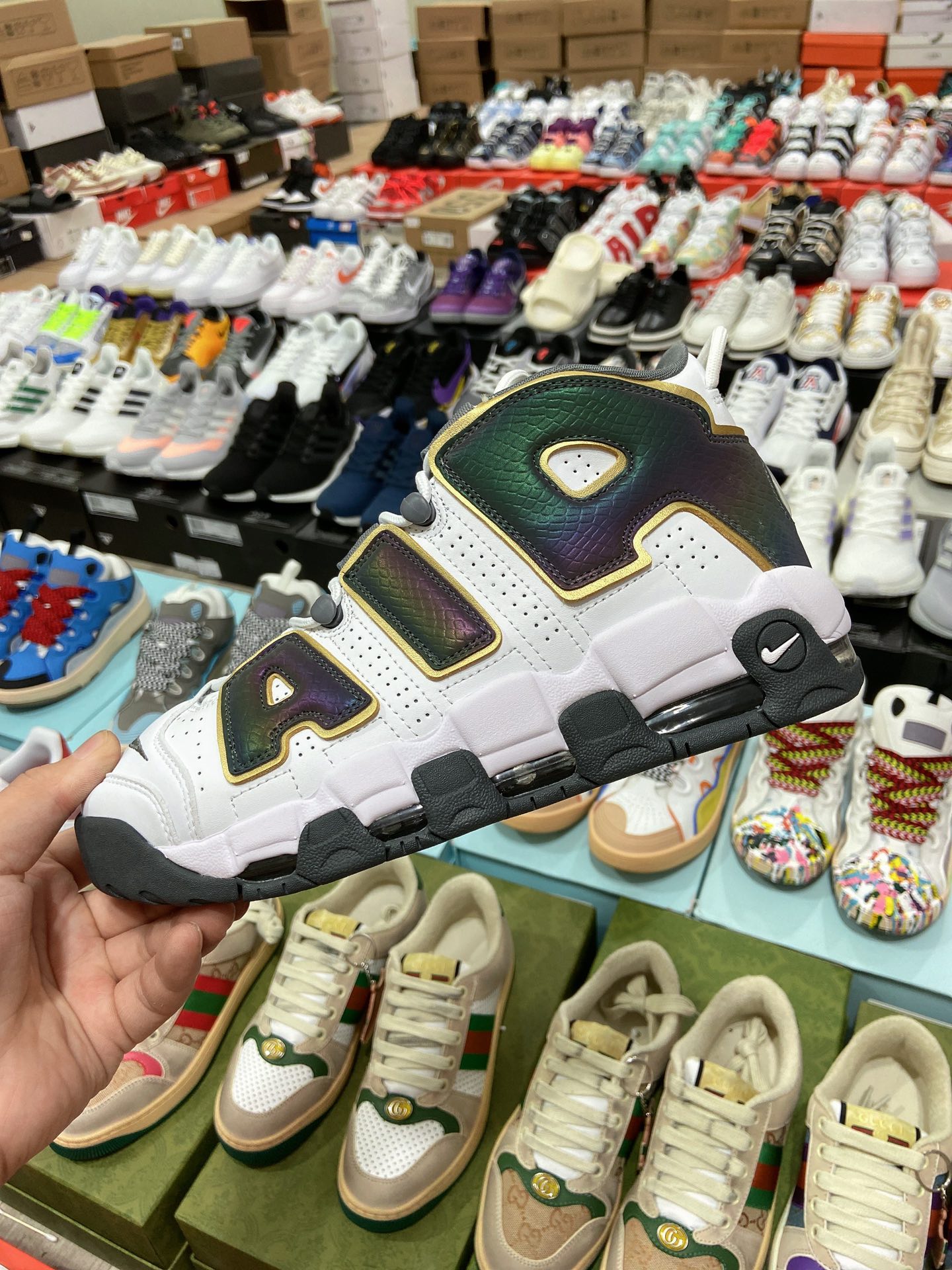 Nike Air More Uptempo Pippen Classic High Street All-match Basketball Shoes Collection Scott Pippen Collection [Big AIR] CQ4583-100