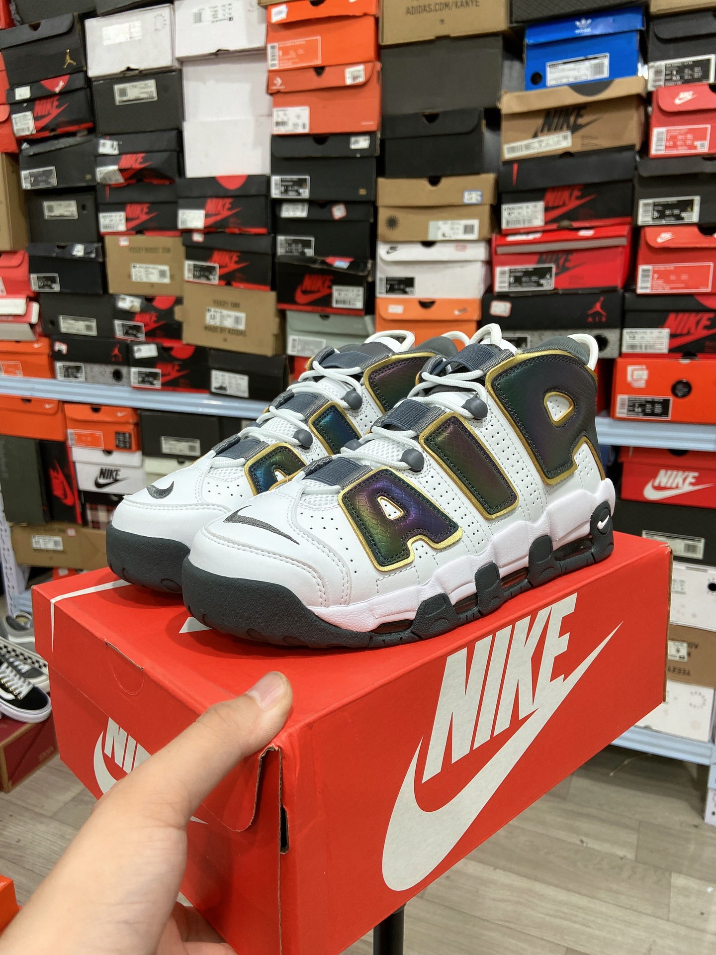 Nike Air More Uptempo Pippen Classic High Street All-match Basketball Shoes Collection Scott Pippen Collection [Big AIR] CQ4583-100