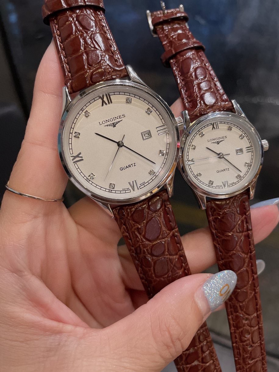 [LONGINES Watches]Longines 9527 white. gold steel strip