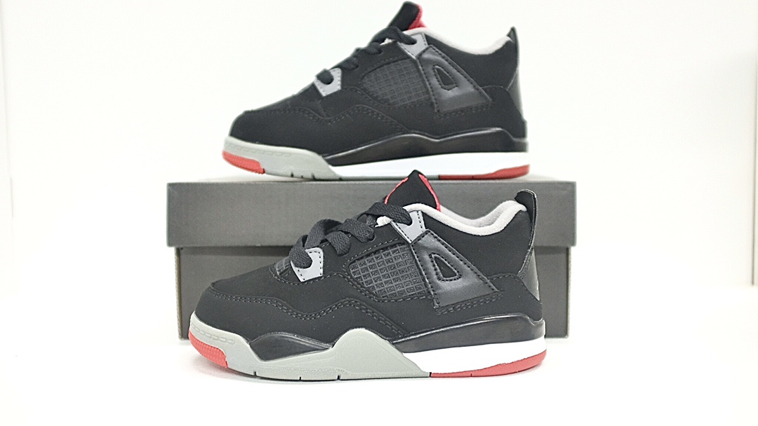 图片[4]-乔4代新款男女童儿童篮球鞋运动鞋 尺码：22-37.5码 潮童必备的AJ4，百搭时尚🆒 采用头层皮打造，高级感满满🈵️ 打理超方便✔️ 橡胶组合大底，耐磨防滑👍🏻 史上最全配色，怎么选都不会踩雷🔥-选品中心