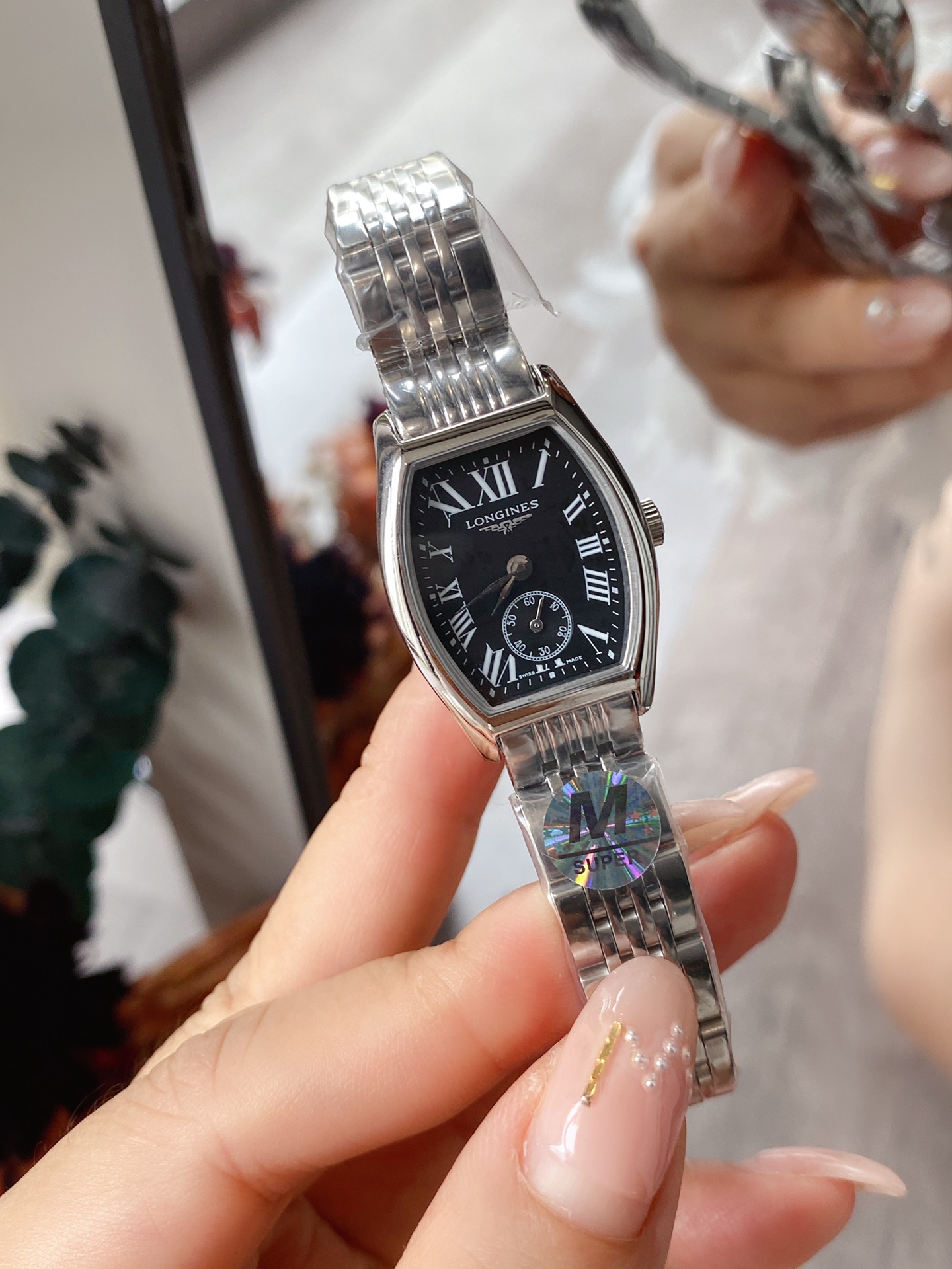 [LONGINES Watches]9527 white steel steel drill ringLongines Collection L2.1