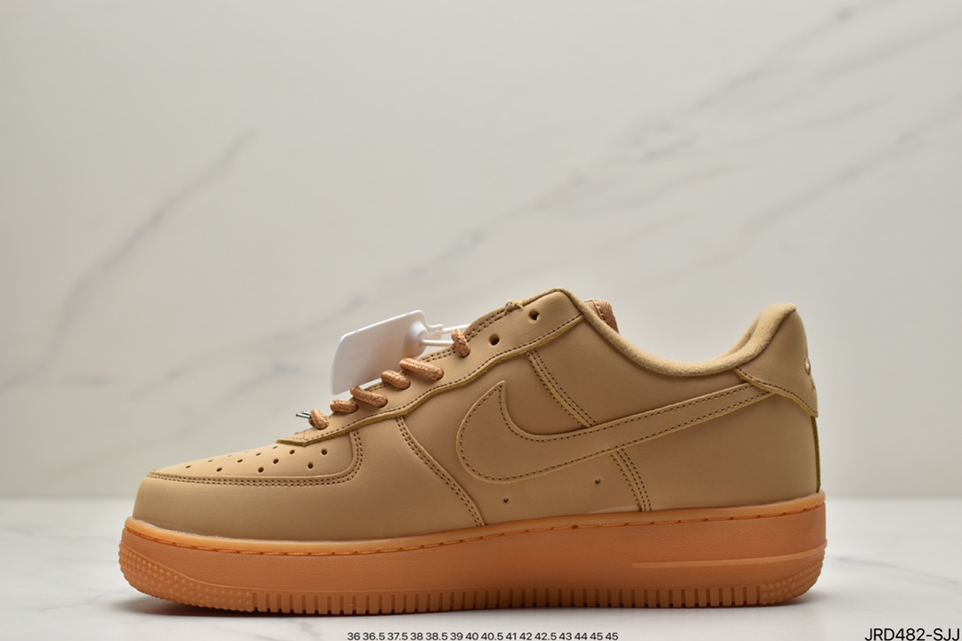 210 Supreme x Nike Air Force 1 Low Flax小麦 官方同步DN1555-200