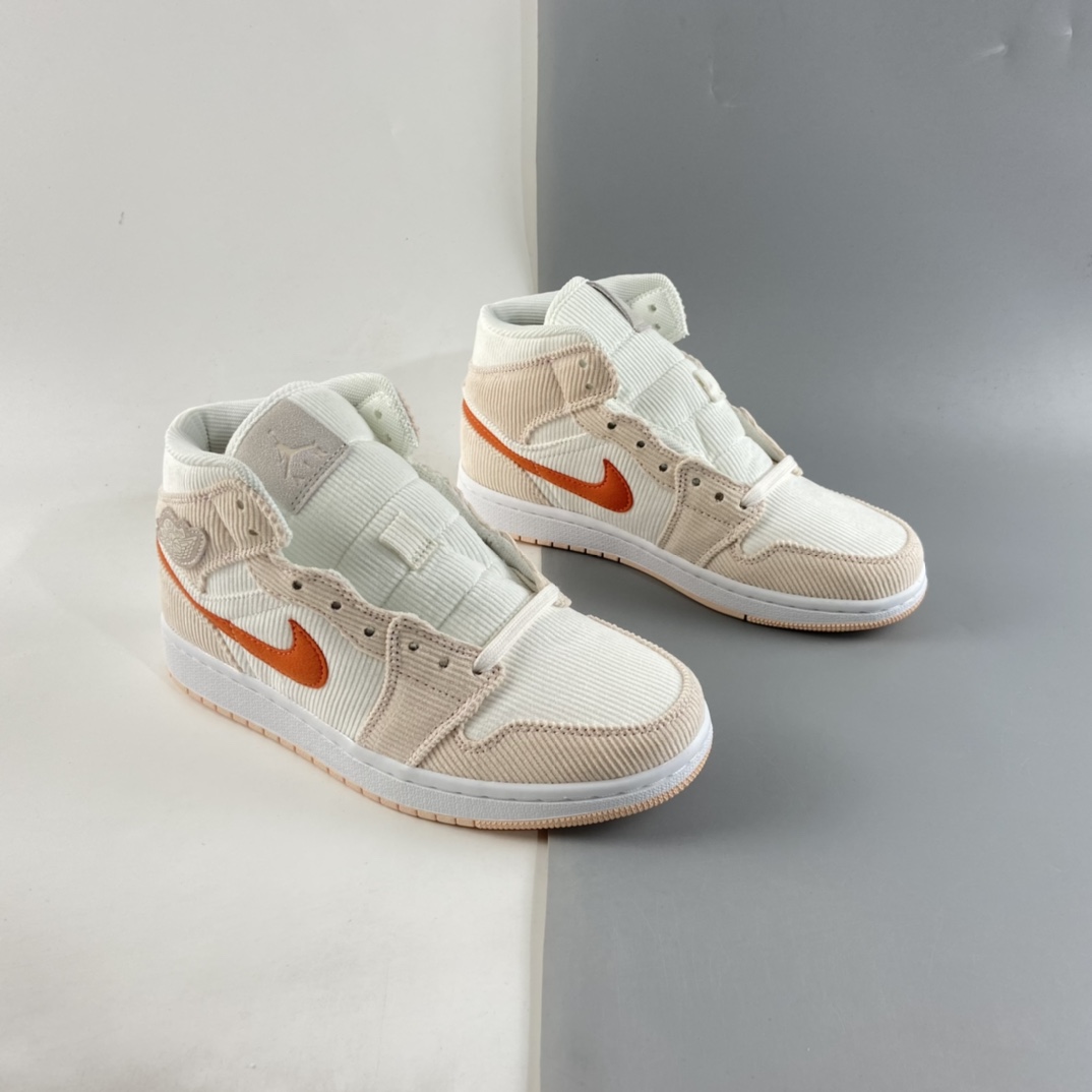 P260  Air Jordan 1 Mid AJ1 乔1 中帮百搭休闲运动板鞋 DA8009-108