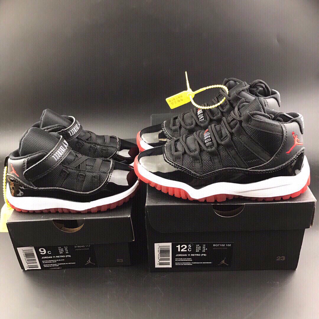Nike Air Jordan AJ11 Children’s Shoes: Top Market Version for 11-Year-Olds, Sizes 22-27 and 28-35. - 图片 5