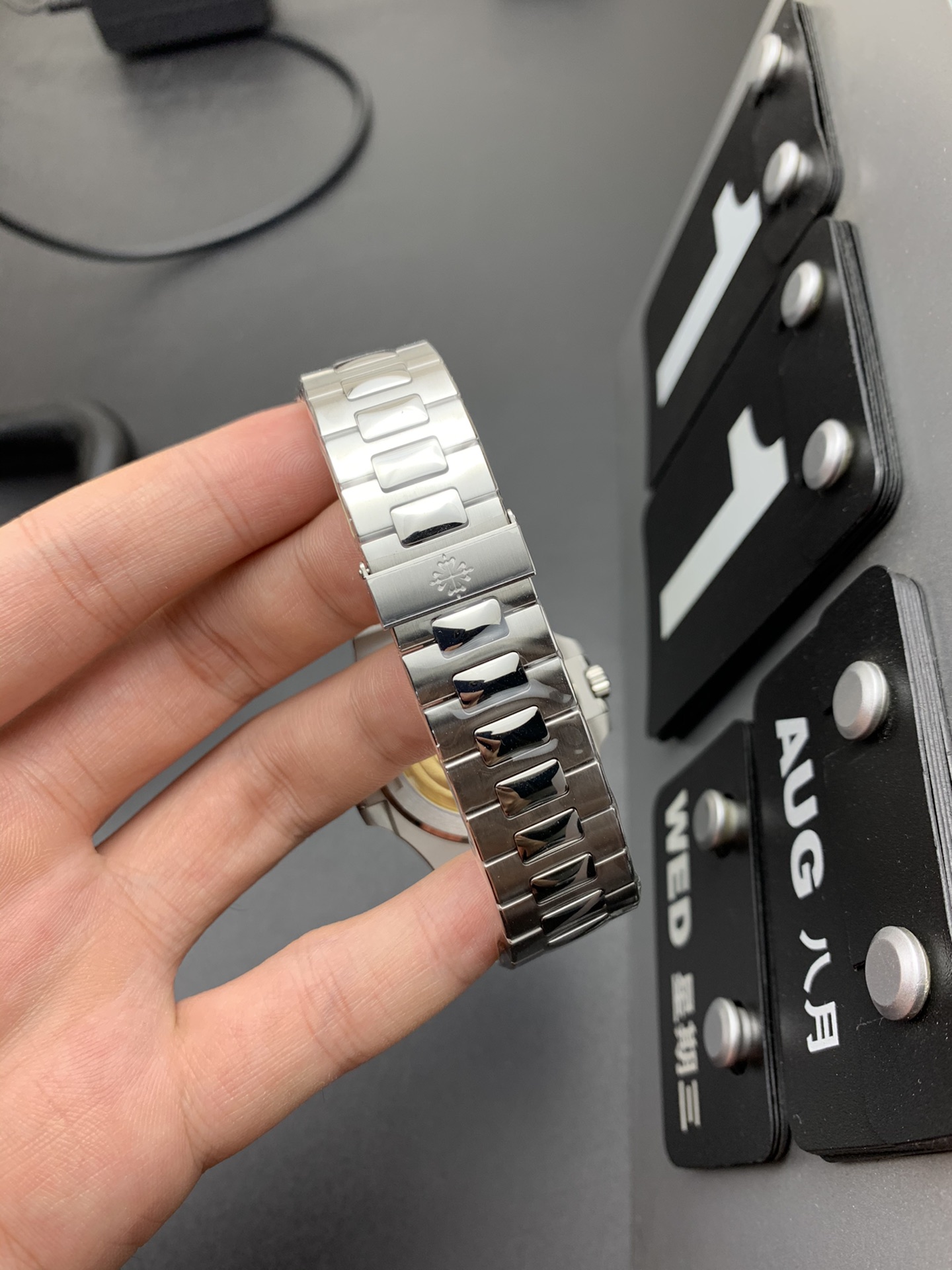 Patek Philippe 3K 蓝灰鹦鹉螺