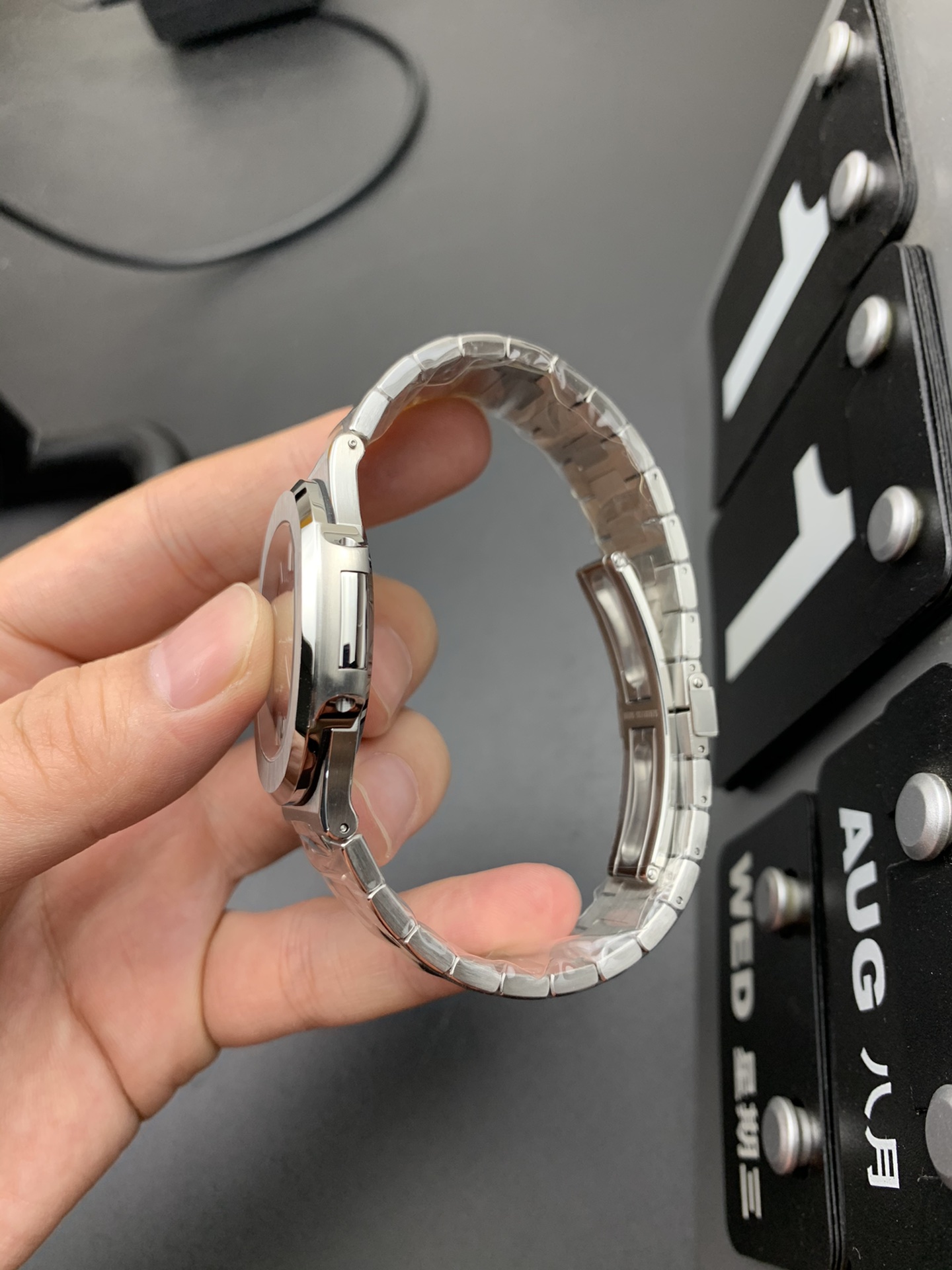 Patek Philippe 3K 蓝灰鹦鹉螺