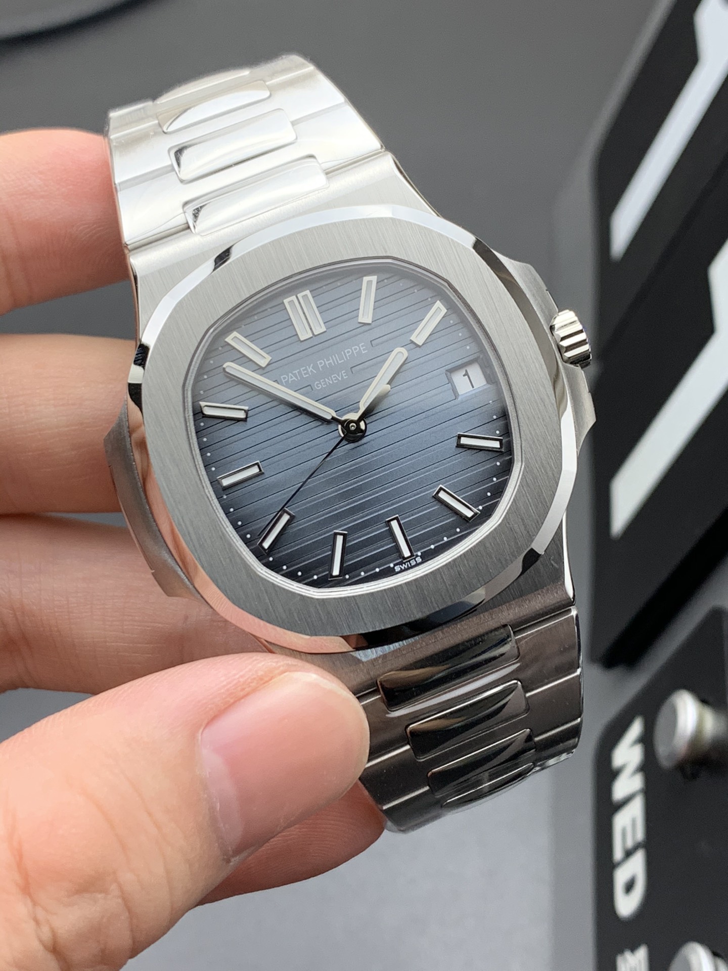 Patek Philippe 3K 蓝灰鹦鹉螺