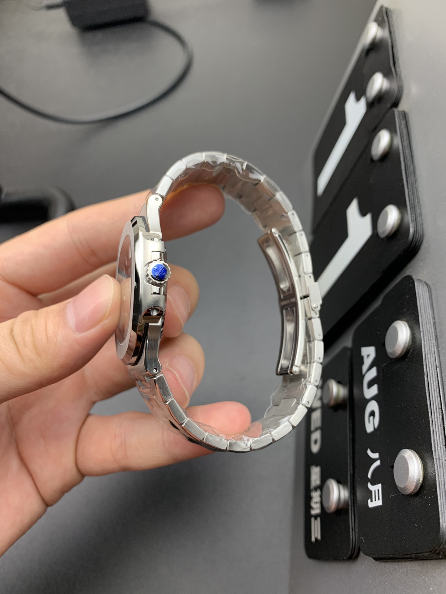 Patek Philippe 3K 蓝灰鹦鹉螺