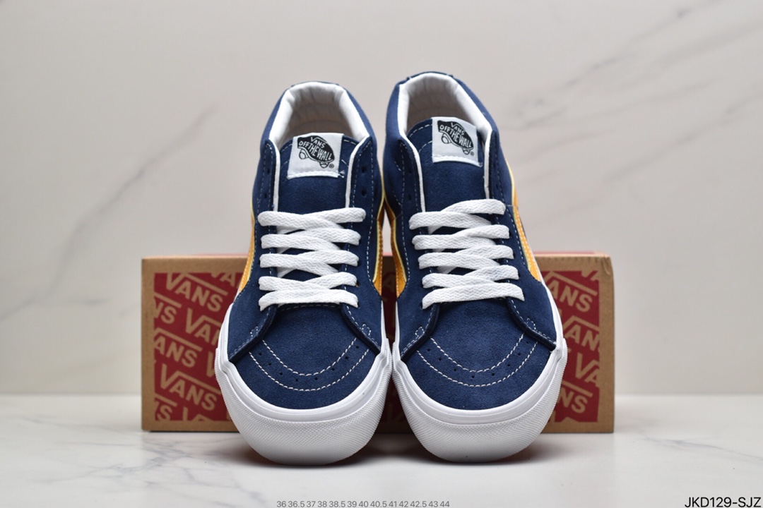160 万斯范斯VANSSk8-Mid Pro经典中帮男女黑色休闲运动板鞋