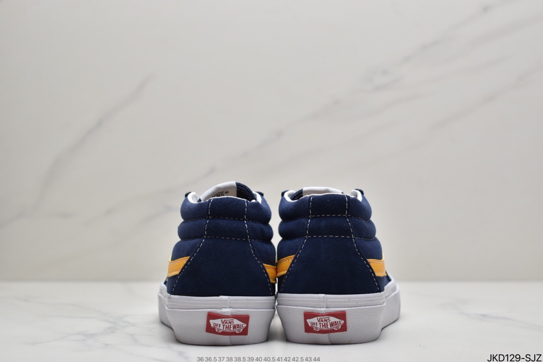 160 万斯范斯VANSSk8-Mid Pro经典中帮男女黑色休闲运动板鞋