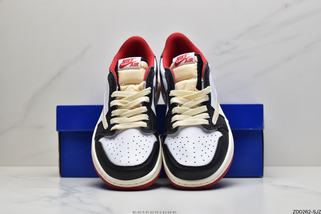 230 Travis Scott x Fragment x Air Jordan 1 Low“Military Blue”闪电倒钩低帮CQ4278