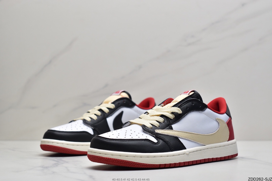 230 Travis Scott x Fragment x Air Jordan 1 Low“Military Blue”闪电倒钩低帮CQ4278