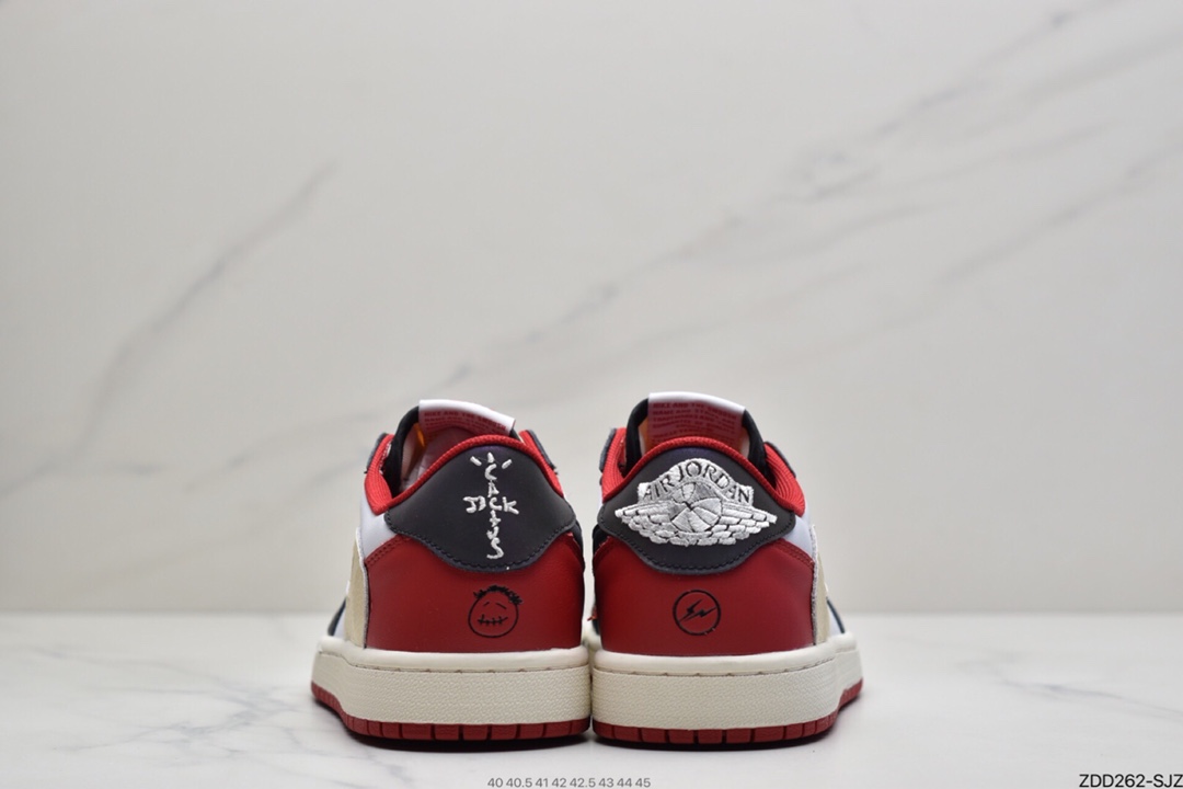 230 Travis Scott x Fragment x Air Jordan 1 Low“Military Blue”闪电倒钩低帮CQ4278