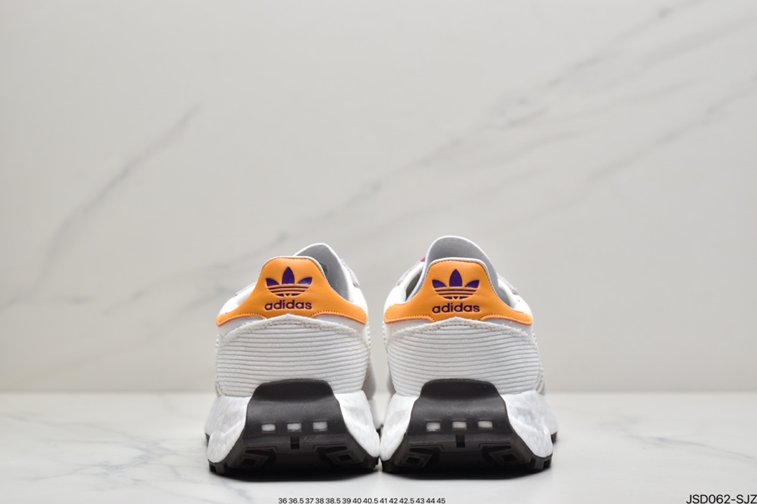 200 阿迪达斯adidas Racing 1 Boost Prototype  速度轻盈复古系列 百搭透气运动慢跑鞋 Q47513