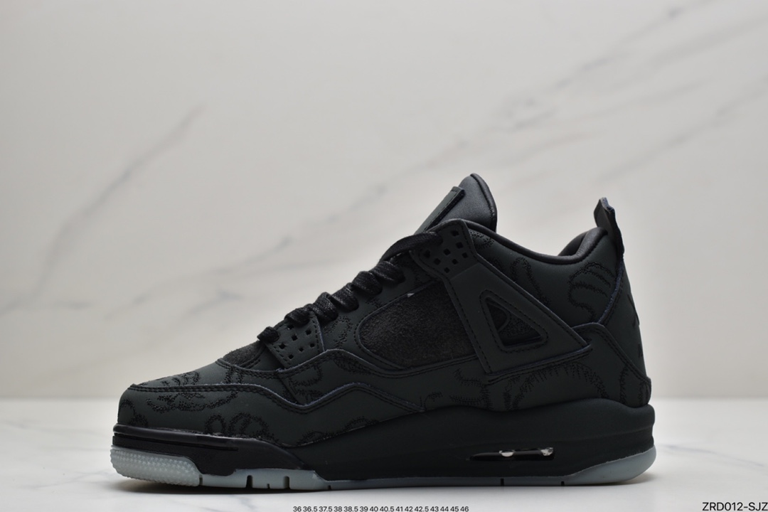 320 Air Jordan AJ4 “Black”纯黑 930155-001