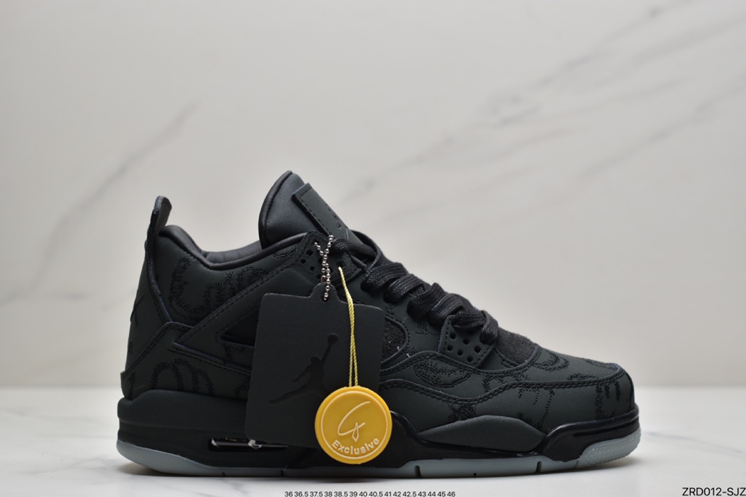 320 Air Jordan AJ4 “Black”纯黑 930155-001