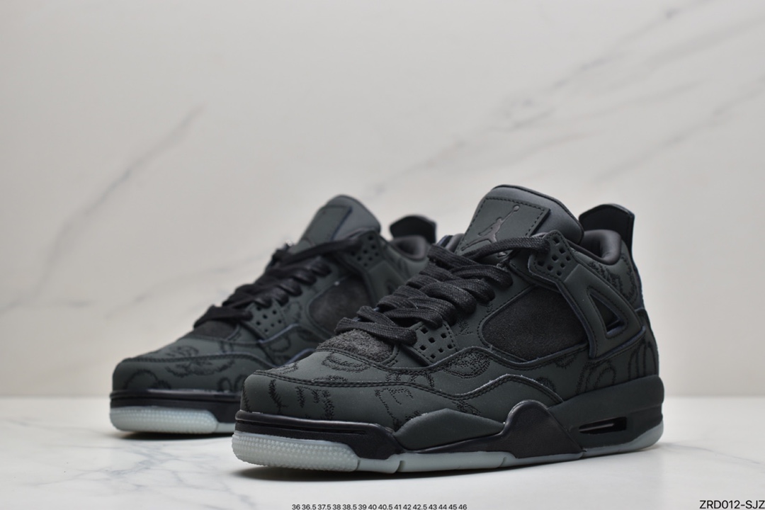 320 Air Jordan AJ4 “Black”纯黑 930155-001