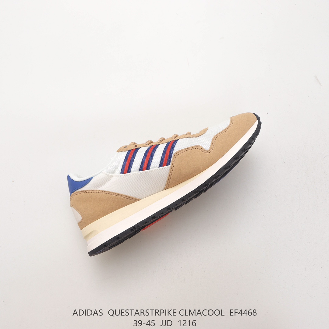 男鞋！ 阿迪达斯Adidas Questarstrpike Clmacool 三叶草清风系列透气网面Md缓震大底运动慢跑鞋货号：EF4468 _莆鞋网_莆田鞋_莆田安福_电商城市场_商贸城小镇_莆鞋网