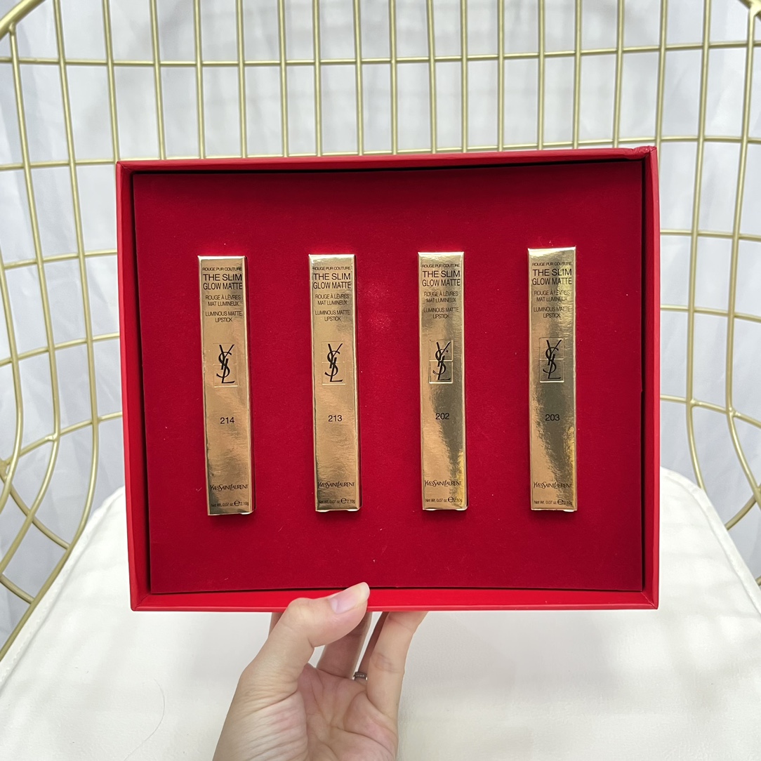Yves Saint Laurent Mini Lipstick Set - Limited Edition, 4-Piece Collection 4 i1628741143 7545 0