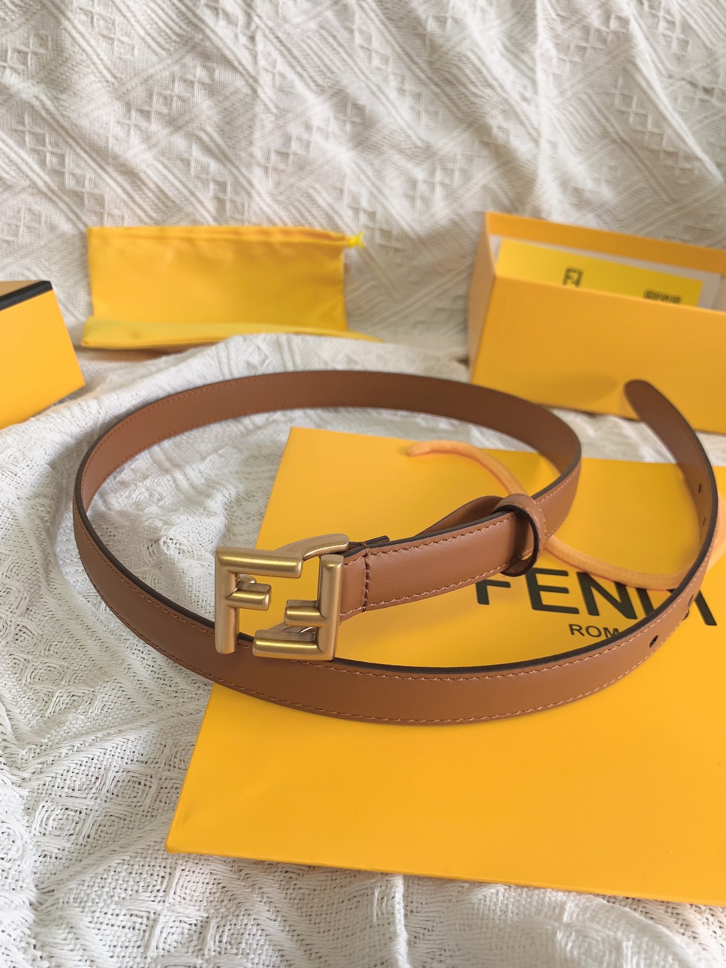 FENDI2.0cm女士新款腰带带圈