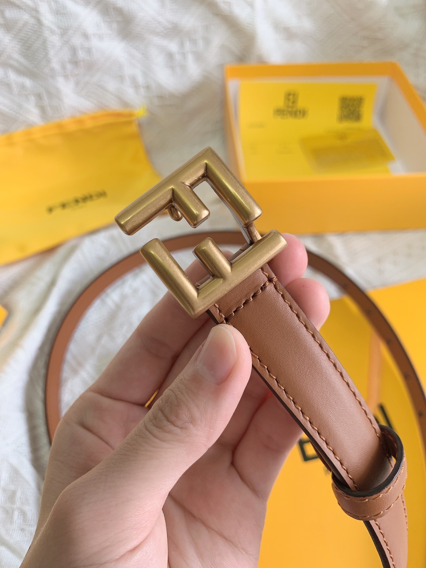 FENDI2.0cm女士新款腰带带圈