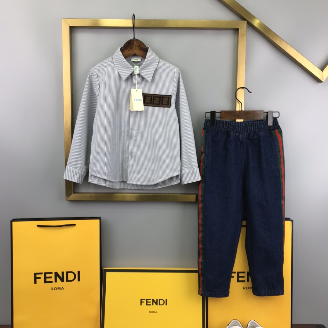 2021 High-end Children’s Wear Collection: Sizes 100-160, Gift Bag Included