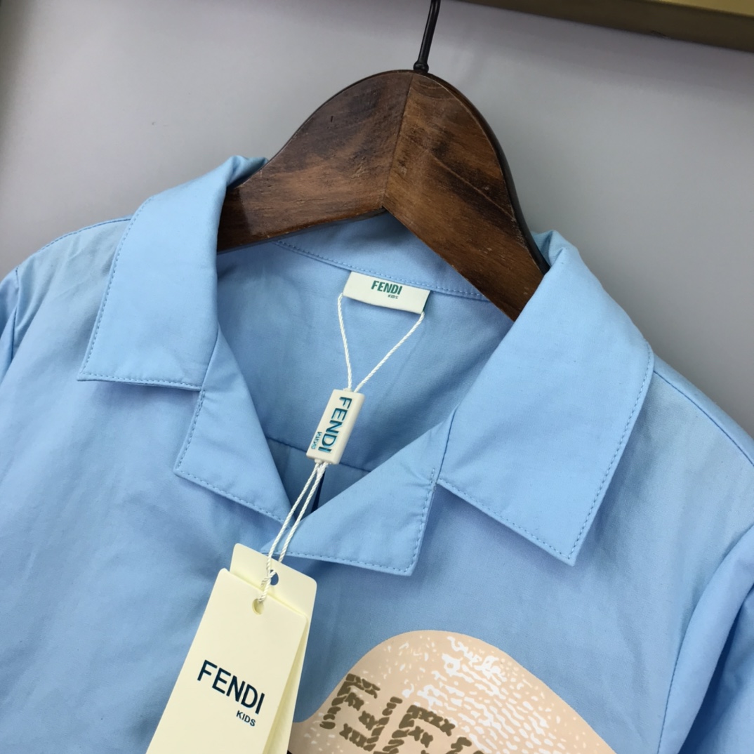 High-end Children’s Wear: 2021 Spring/Summer Collection for Boys, Sizes 100-160, Blue and White Options - 图片 5