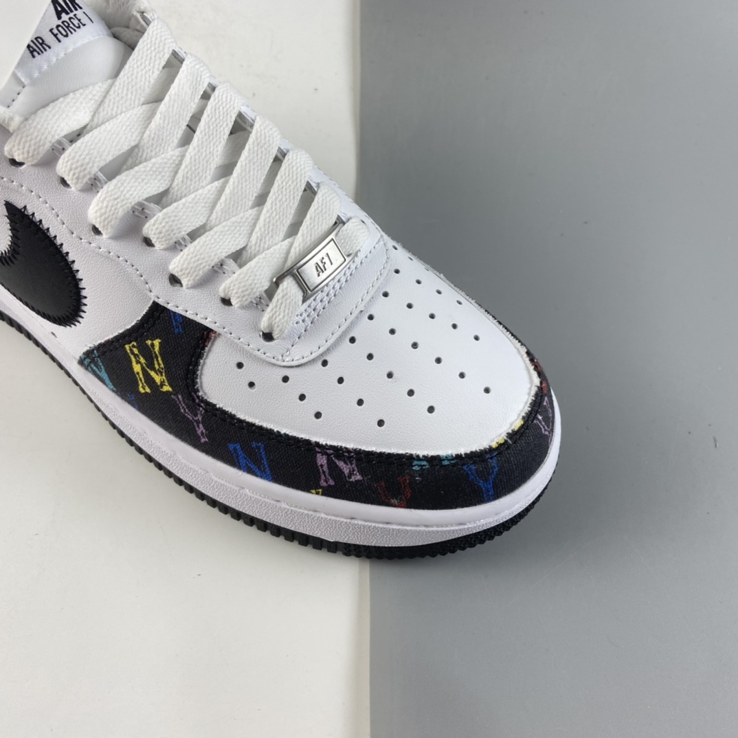 P220  NIKE Air Force 1 Low ’07  MLB 洋基队联名 满天星配色 空军一号低帮休闲板鞋 15122-444