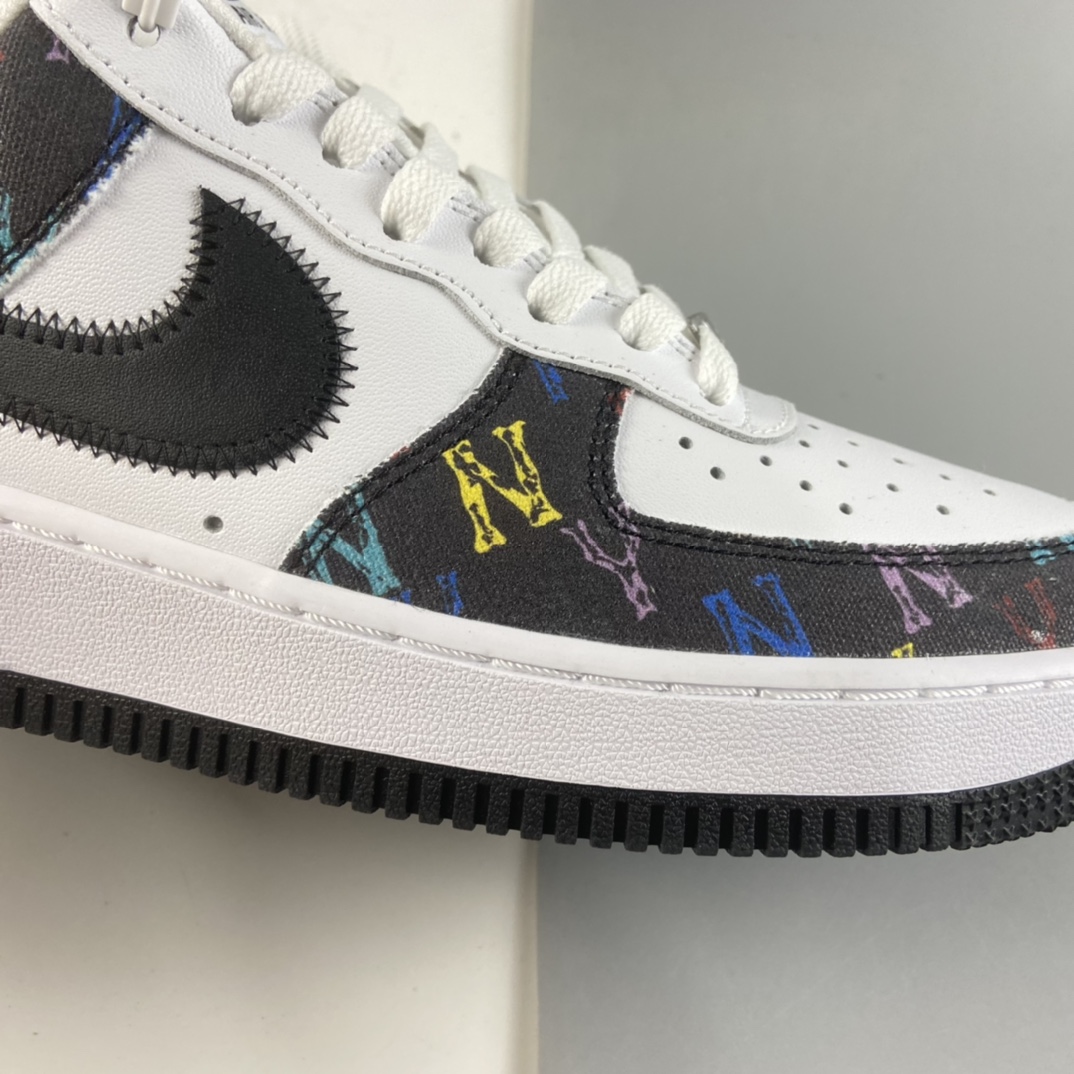 P220  NIKE Air Force 1 Low ’07  MLB 洋基队联名 满天星配色 空军一号低帮休闲板鞋 15122-444