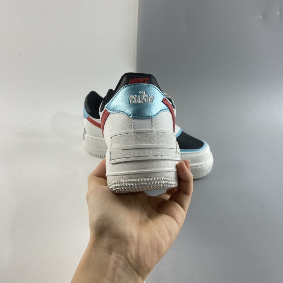 130  NIKE Air Force 1 Shadow 空军一号轻量增高低帮百搭板鞋”拼接马卡龙” DA4291-100