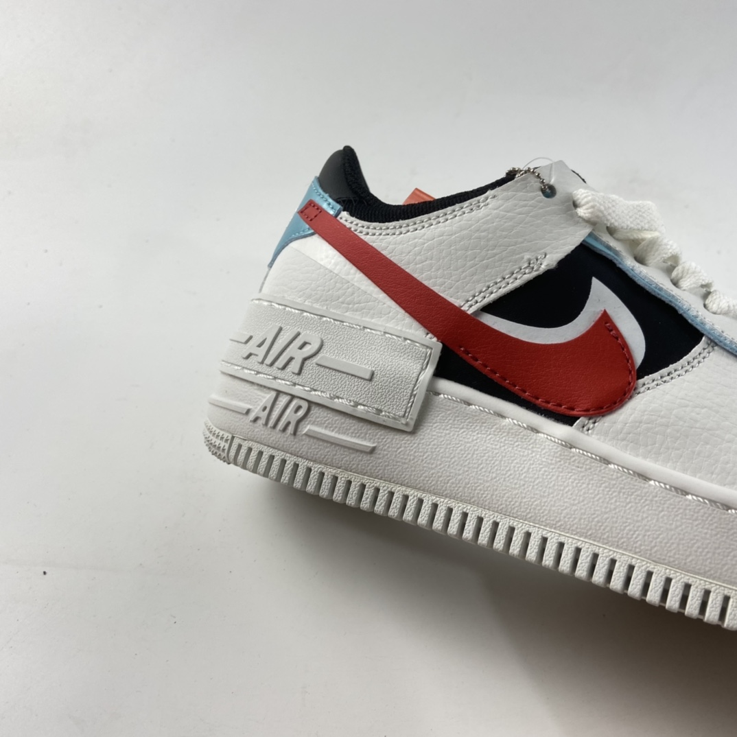 130  NIKE Air Force 1 Shadow 空军一号轻量增高低帮百搭板鞋”拼接马卡龙” DA4291-100