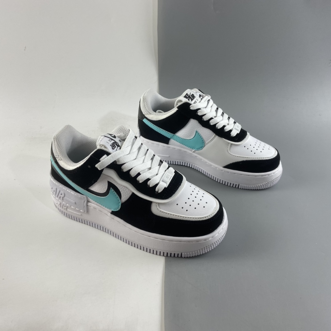 130  NIKE Air Force 1 Shadow 空军一号轻量增高低帮百搭板鞋”拼接马卡龙” CZ7929-100