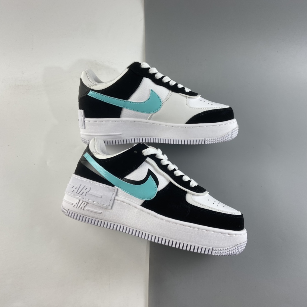 130  NIKE Air Force 1 Shadow 空军一号轻量增高低帮百搭板鞋”拼接马卡龙” CZ7929-100