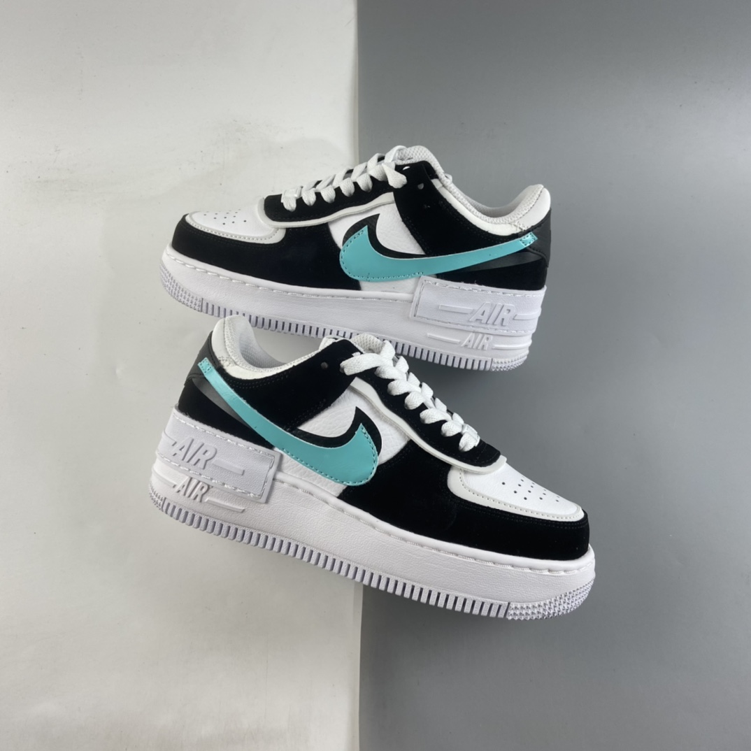 130  NIKE Air Force 1 Shadow 空军一号轻量增高低帮百搭板鞋”拼接马卡龙” CZ7929-100