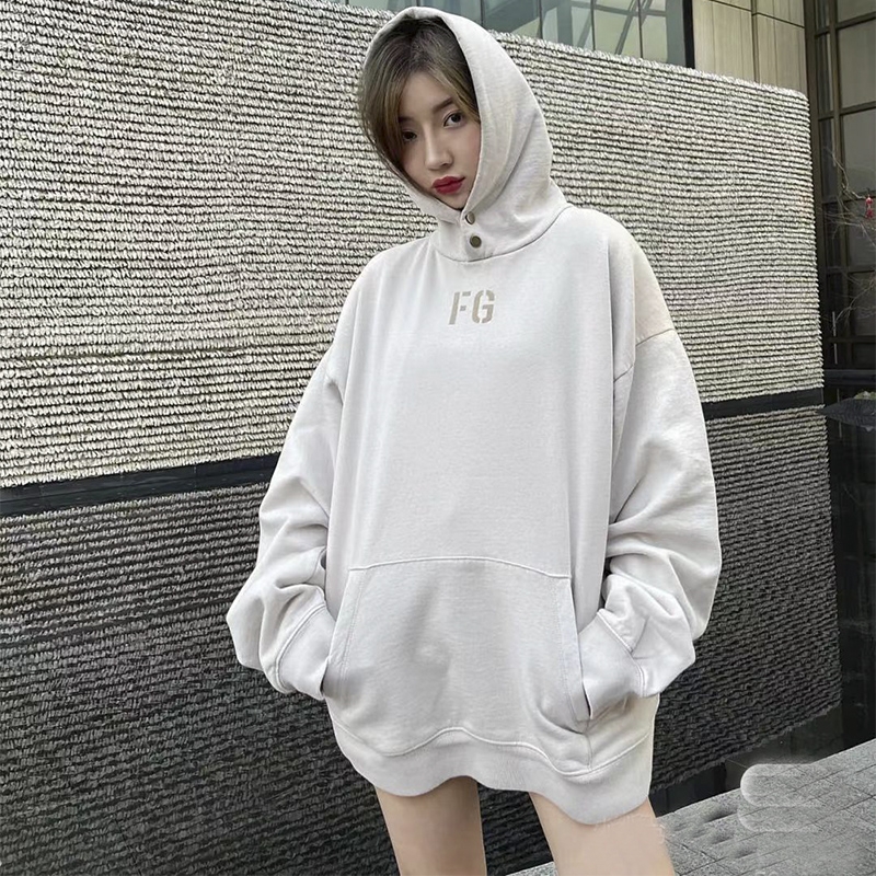 FEAR OF GOD FOG第七季主线植绒字母连帽卫衣