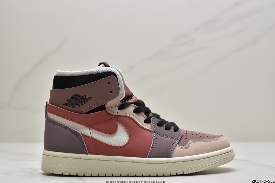 270 Air Jordan 1 Zoom Air CMFT  公司同源3M反光材质精心打造 原楦头原纸板开发 ，版型完美匹配成型 其次缓震科技长足进步 搭载全掌 Zoom Air 气垫 ，脚感方面相比之前的 Air Jordan 1 有了跨越式的增长  鞋舌Zoom Air字样 飞翼 Logo下方 Zoom 标签，足以彰显身份  官方货号：CT0978SL Size：36 36.5 37.5 38 38.5 39 40 40.5 41 42 42.5 43 44 44.5 45 46 ID：ZKD170-SJE