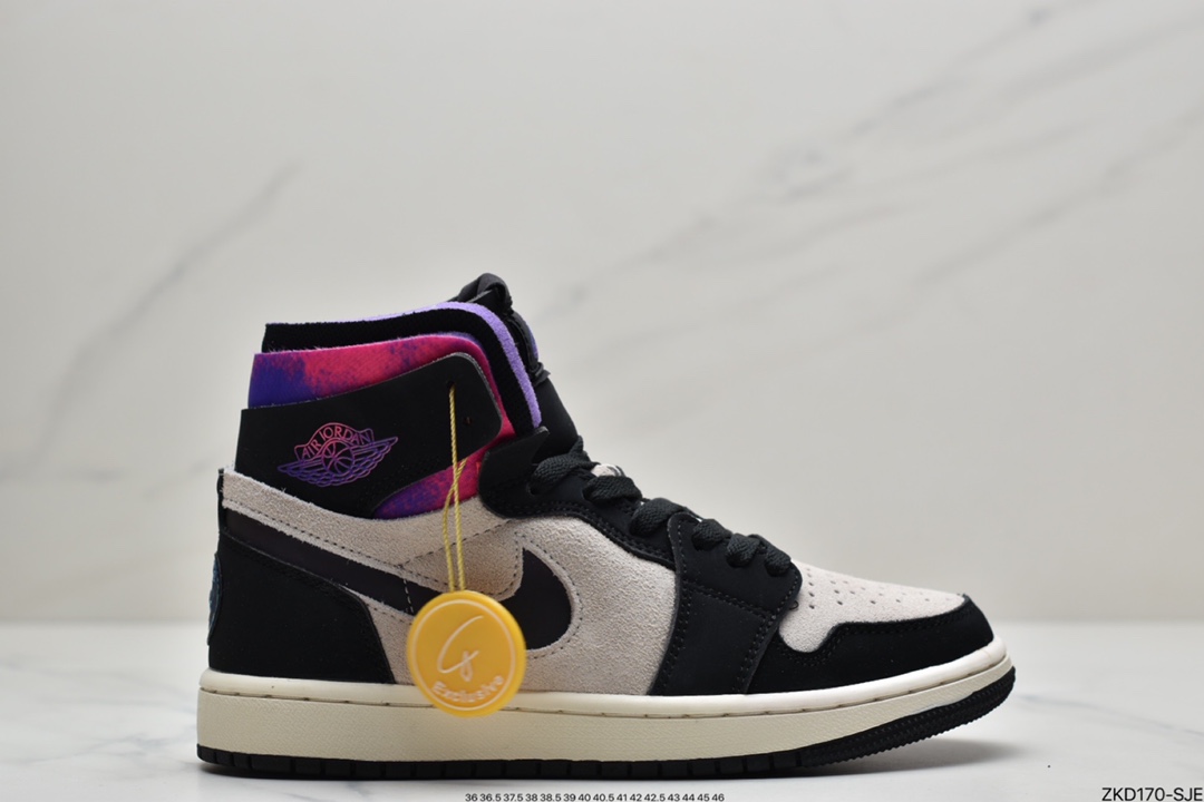 270 Air Jordan 1 Zoom Air CMFT  公司同源3M反光材质精心打造 原楦头原纸板开发 ，版型完美匹配成型 其次缓震科技长足进步 搭载全掌 Zoom Air 气垫 ，脚感方面相比之前的 Air Jordan 1 有了跨越式的增长  鞋舌Zoom Air字样 飞翼 Logo下方 Zoom 标签，足以彰显身份  官方货号：CT0978SL Size：36 36.5 37.5 38 38.5 39 40 40.5 41 42 42.5 43 44 44.5 45 46 ID：ZKD170-SJE