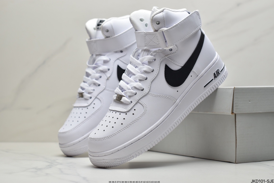 160 耐克Nike Air Force 1 High 07 AN20 白色小权志龙高帮 空军一号高帮运动休闲板鞋CK4369-100
