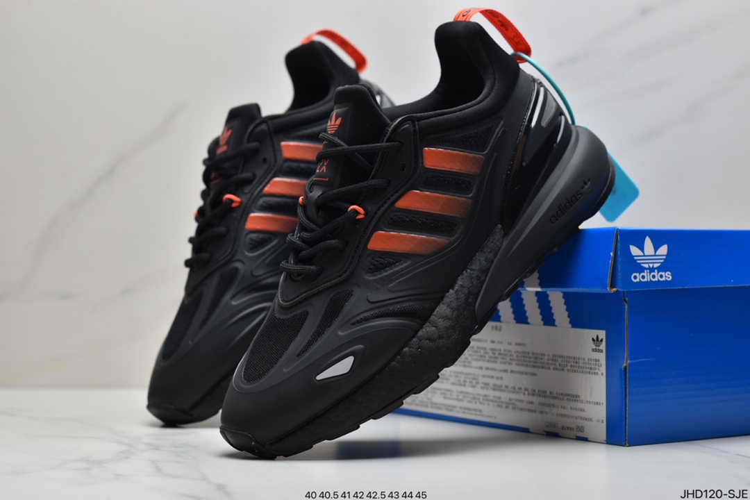 190 阿迪达斯AD Originals ZX 2K Boost 2.0采用科技风设计GZ9087