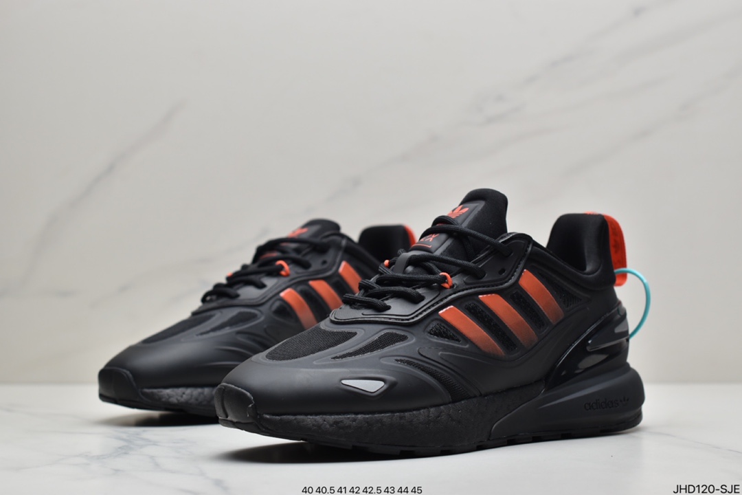 190 阿迪达斯AD Originals ZX 2K Boost 2.0采用科技风设计GZ9087