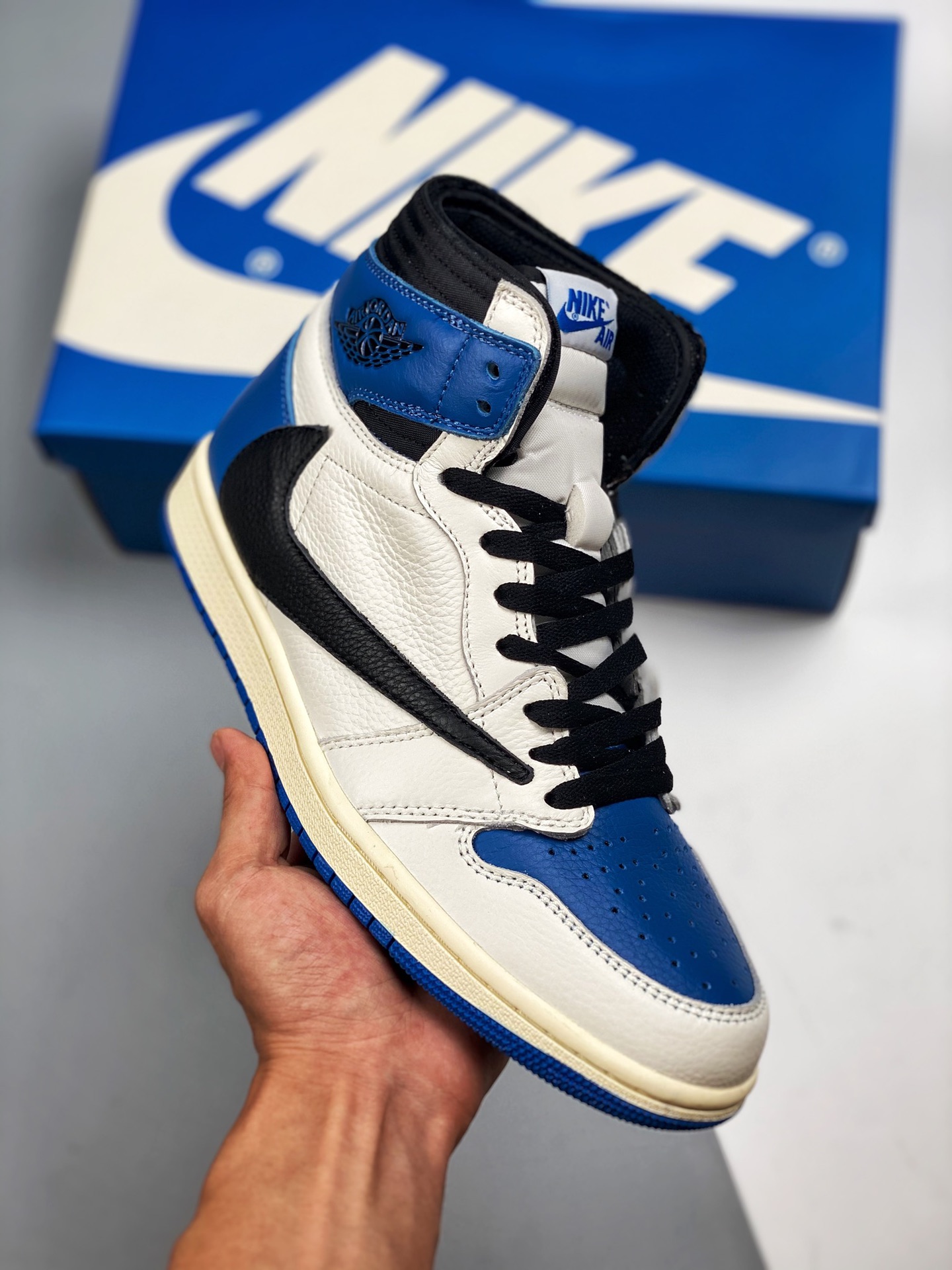 Fragment x TS x Air Jordan 1 Low colaboración triple con gancho invertido, sin rival en el mismo rango de precios, gran…