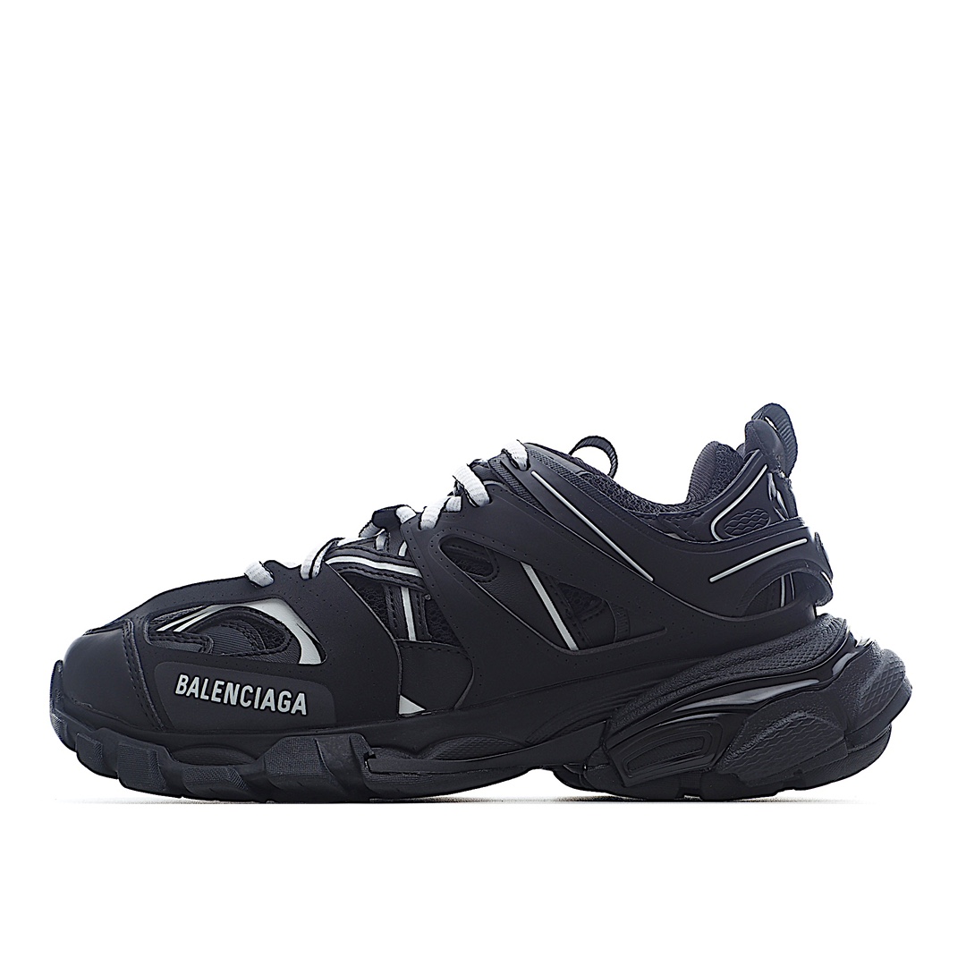 get金标黑扣做旧升级版本 巴黎世家3.0 三代户外概念鞋 Balenciaga  Sneaker Tess s.Gomma MAILLE WHITE/ORANGE 纯原版本 原装大盒 从里到外 一切百分百还原官方配置 顶级专供碾压市面一切真标版本