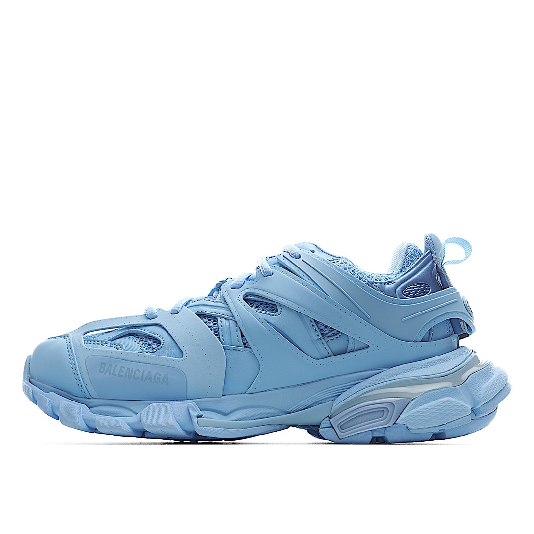 灯光版 巴黎世家3.0 三代户外概念鞋 ❕Balenciaga  Sneaker Tess s.Gomma MAILLE WHITE/ORANGE 纯原版本 原装大盒 顶级专供碾压市面一切真标版本 专柜同步包装 细节精准对位官方 私模组合大底 从里到外 最大尺度还原官方ZP 后跟位置增加了可充电 LED 灯带的部分，只需单击「Track」键即可点亮，并设有红、黄、蓝、绿、紫等 11 种不同的灯光模式