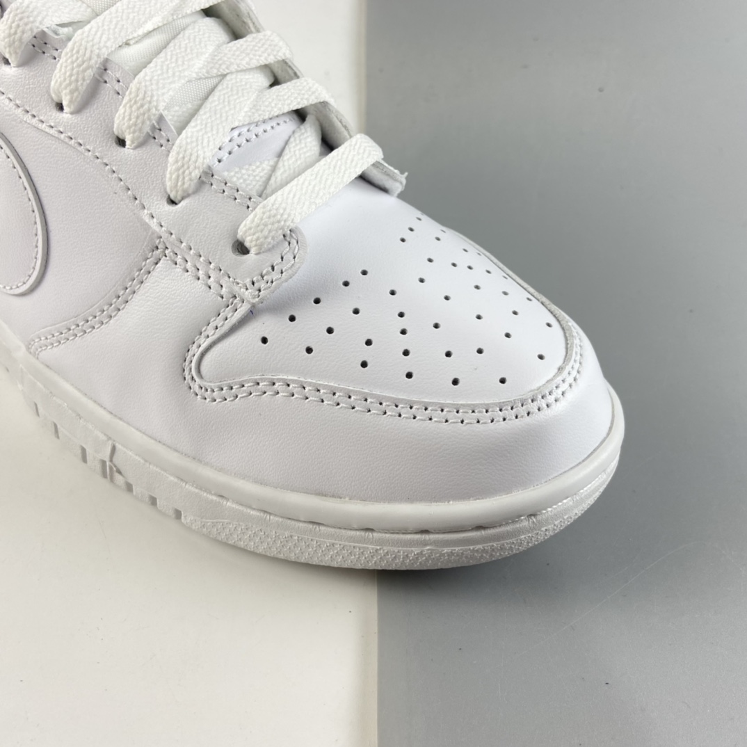 P350  NIKE SB Dunk Low Prm 纯白配色SB扣碎篮板时尚休闲板鞋 DD1503-109