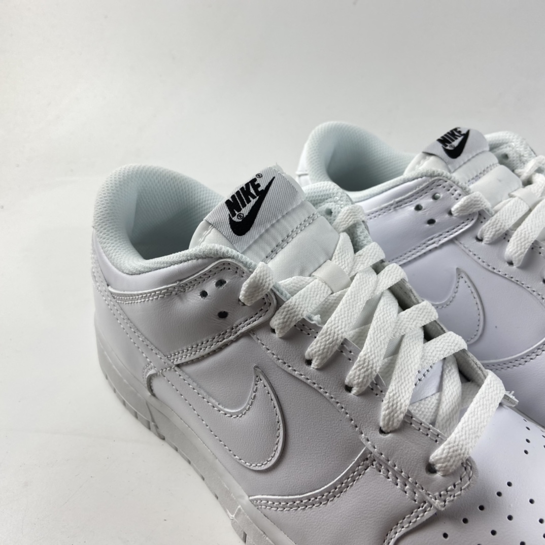 P350  NIKE SB Dunk Low Prm 纯白配色SB扣碎篮板时尚休闲板鞋 DD1503-109