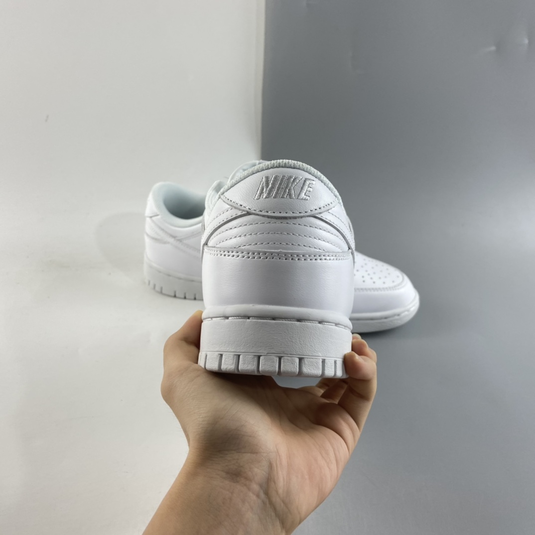 P350  NIKE SB Dunk Low Prm 纯白配色SB扣碎篮板时尚休闲板鞋 DD1503-109