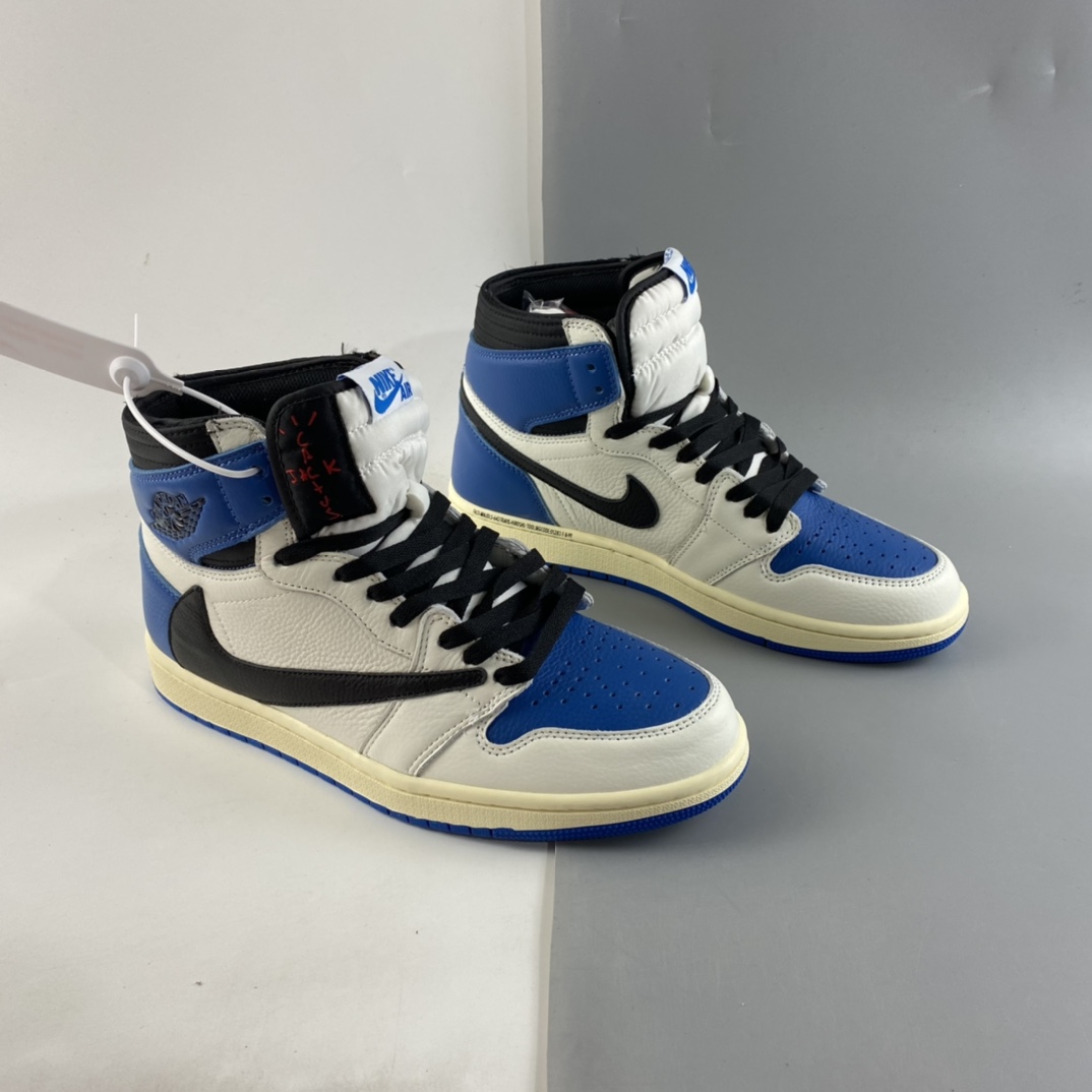 P240   Travis Scott x Air Jordan 1 High OG AJ1闪电倒勾 DH3227-105